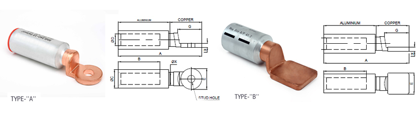 BIMETALLIC LUGS